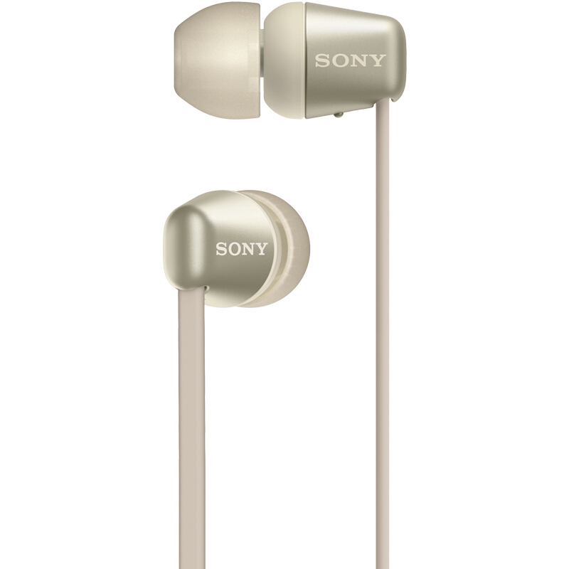 索尼(SONY)WI-C310 无线蓝牙入耳式立体声耳机 手机耳机 颈挂线控 金色