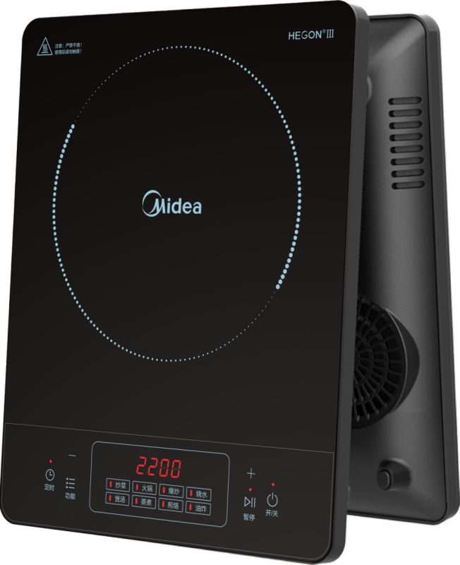 美的(Midea)电磁炉2200W大功率一键爆炒触控电磁炉灶家用多档调节智能定时 MC-CL22Q1-405