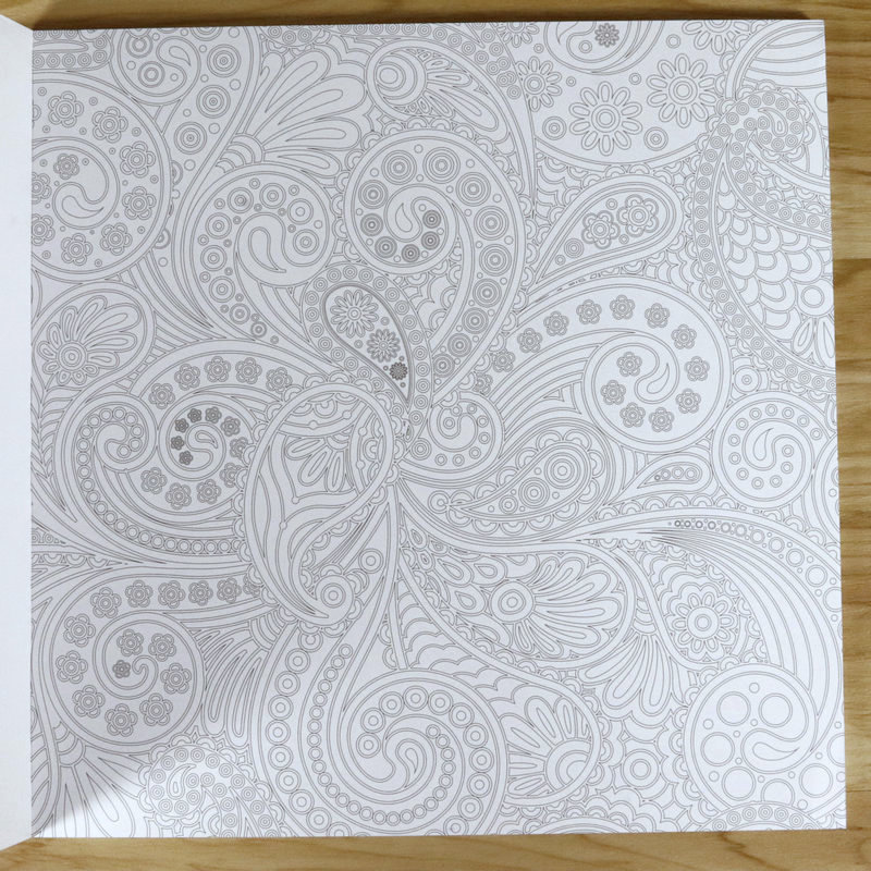 [正版]选4本39元从涂色体验异域风情冥想印度赠超精美涂色贴纸减压解压绘本填色涂鸦绘画书籍大人画本彩铅水彩手绘成年儿童花高清大图