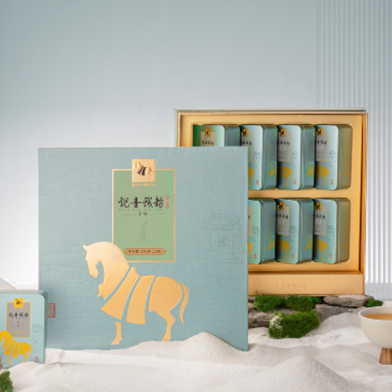 八马茶业(BAMA TEA)铁韵1号·安溪铁观音A-200克(25包)