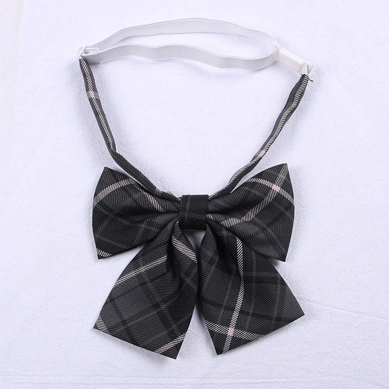 盛世尼曼烟灰格小物日系正统jk制服领结衬衫领带学生校服裙领花蝴蝶结