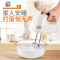 电动蛋糕打蛋器家用烘焙手持迷你小型全自动搅拌棒打蛋棒 FENGHOU 粉色有底座标准套餐