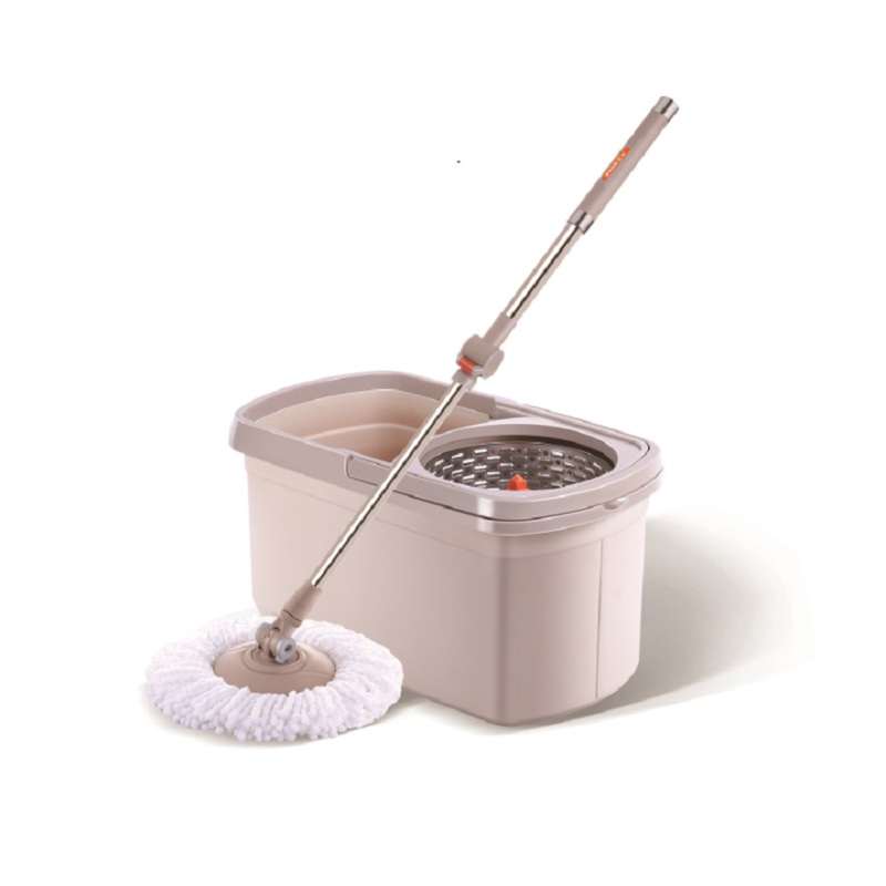 自营 大卫d6旋转拖把桶甩干拖布桶双驱动免手洗拖把旋转地拖桶正品(1