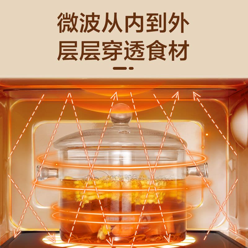 [新品首发]格兰仕微波炉 20升家用2026新款平板速热旋钮操作多档火力DG7图片