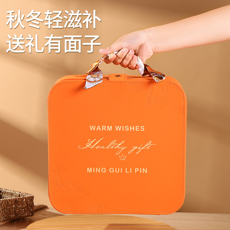 西洋参滋补礼盒旗舰店正品石斛红参陈皮鹿茸礼物送礼长辈送父母老年人营养补品高清大图