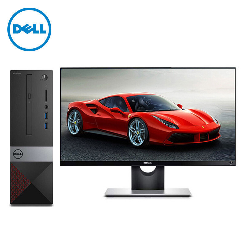戴尔（DELL）成就3000-i3 商用台式机电脑主机 i3 4G 1TB 2G Win10 带SE2218