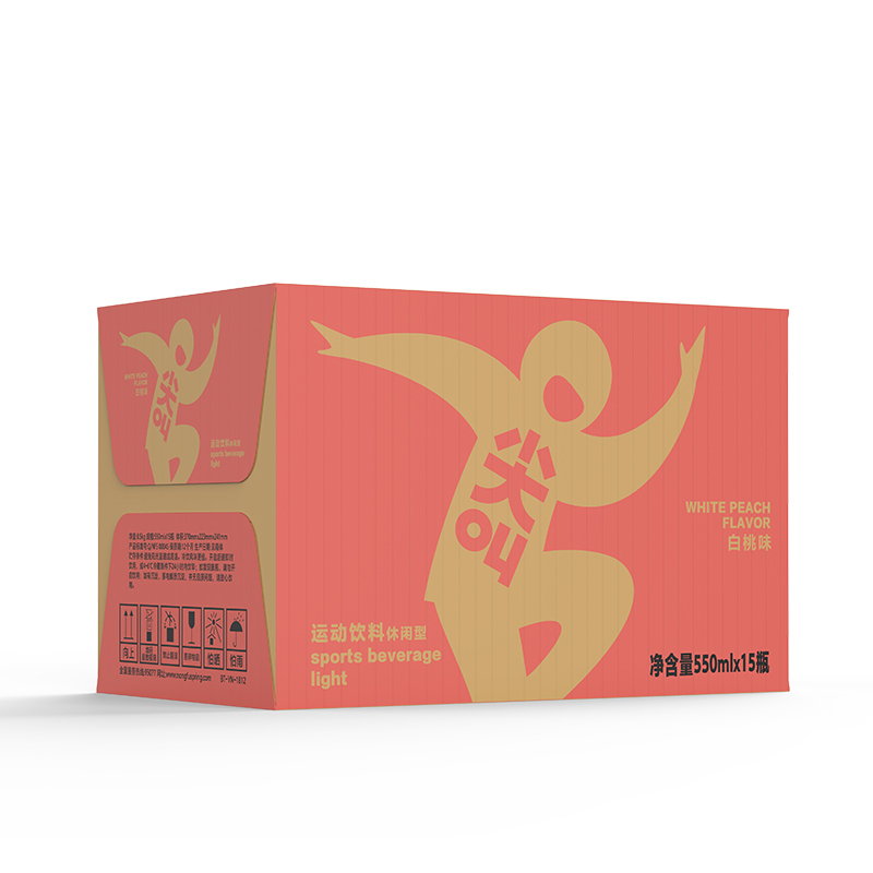 农夫山泉尖叫550ml白桃味运动装1*15瓶整箱高清大图