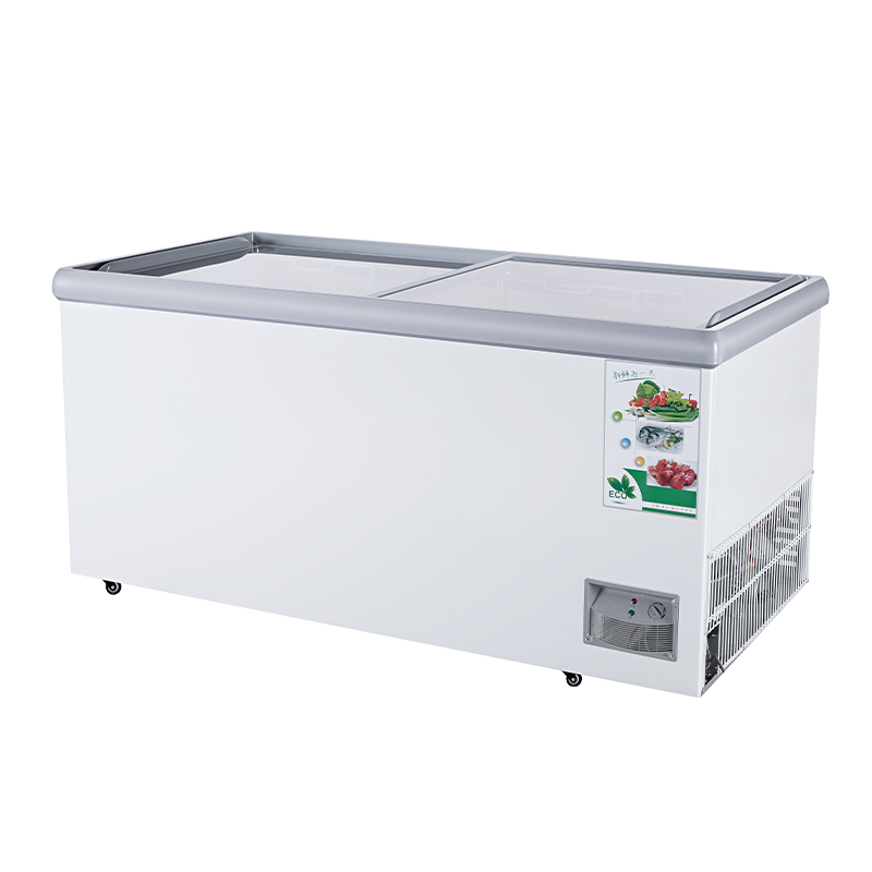 2米长卧式岛柜展示柜超市商用大容量冰柜超市冷柜鱼肉冷冻保鲜柜两用