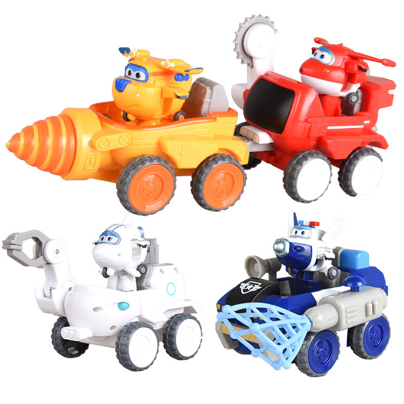 奥迪双钻 超级飞侠玩具 儿童变形机器人小飞机小汽车 乐迪 多多 米莉