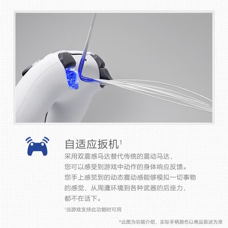 索尼PS5 PlayStation5 Slim光驱版(轻薄版) 国行PS5游戏机 双手柄套装高清大图