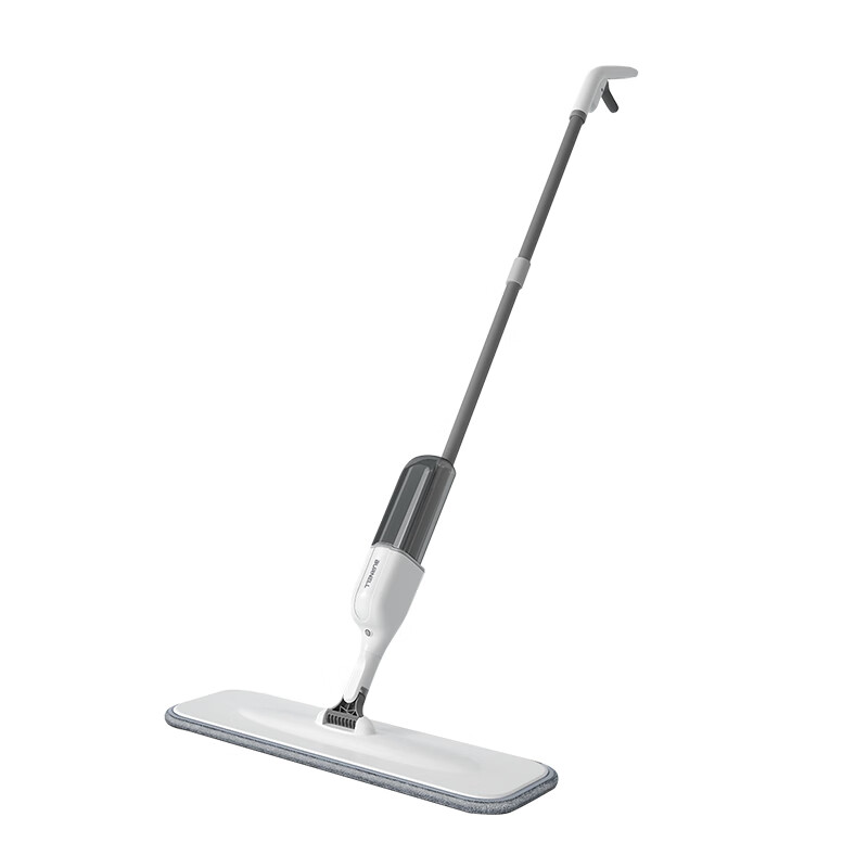 巴米樂喷水喷雾平板拖把家用一拖净干湿两用家用地板拖 BNL-SL711 白色