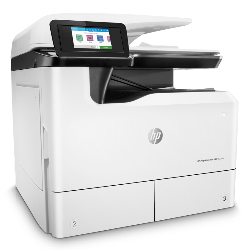 惠普(HP)PageWide Pro 772dn A3 彩色页宽一体机 复合机复印机打印机(打印、复印、扫描、传真)高清大图