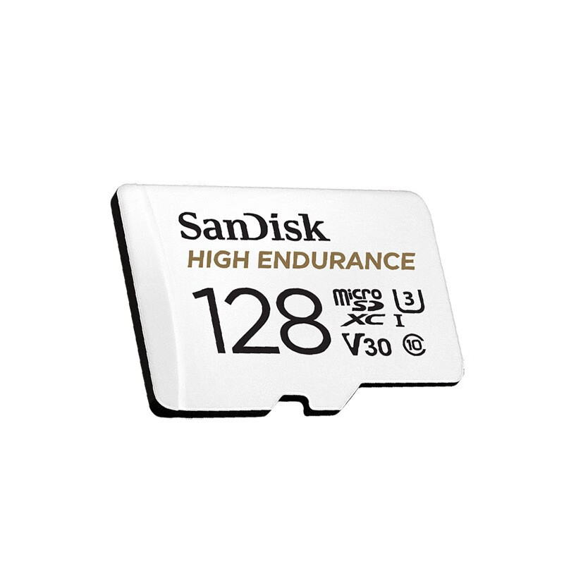 闪迪存储卡内存卡tf小卡行车记录仪micro sd车载监控摄像头 反复擦写 128G-行车记录仪&安防监控专用