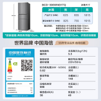 海信冰箱BCD-300WNG1TQ星织灰
