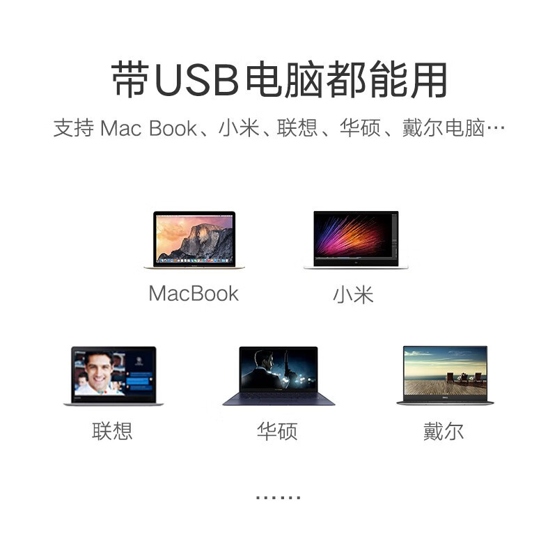 绿联(Ugreen)CR129 USB2.0百兆网卡+3口HUB扩展集分线器以太网