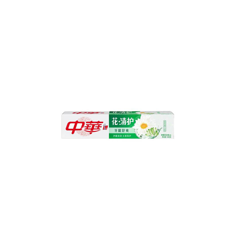 中华牙膏 花清护清菊百合味140g