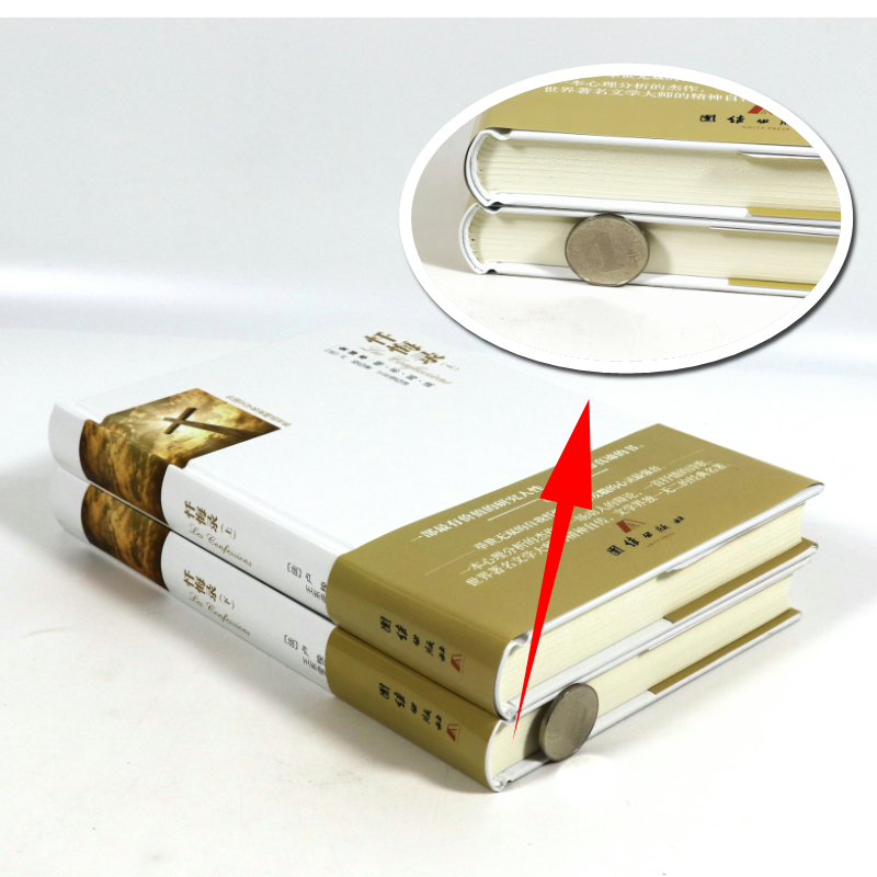 罪与罚(精装) [正版]忏悔录 卢梭著 精装两册全译本 文学巨作原著中文版世界名著书籍 小说原版无删减初中高中生成人青少高清大图