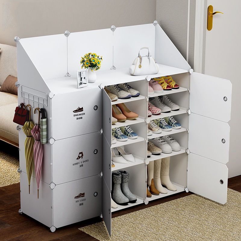 鞋架子简易多层防尘多功能鞋架门口鞋柜家用进门收纳神器小号寝室