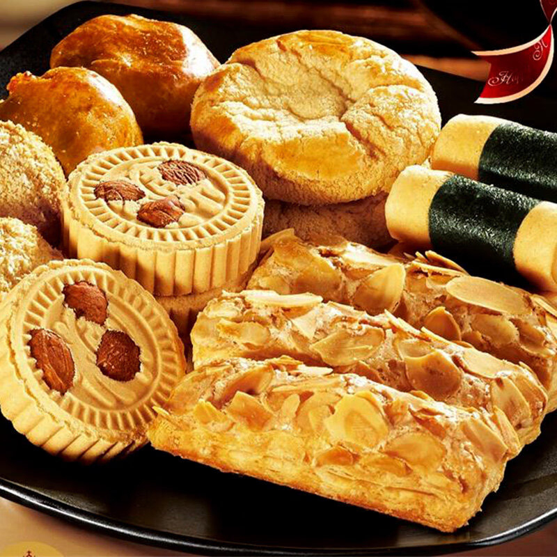 永辉礼盒休闲零食大礼包饼干糕点食品澳门特产900g