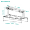 四季沐歌(MICOE) 四季沐歌电动晾衣架 阳台遥控自动照明 消菌风干 升降智能晾衣机 风干消菌照明[银灰色]6W除菌灯