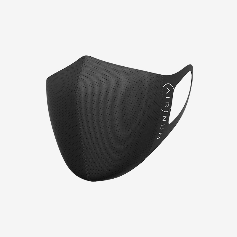 Airinum睿铂lite系列防雾霾防PM2.5防晒女男防尘透气口罩—飓风黑-XS(含2只滤芯)