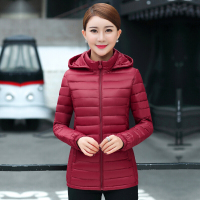 迪鲁奥（DILUAO)【特价】捡漏波司登旗下冬季胖妈妈装轻薄羽绒服女短款加肥加大码中老年人 6XL【175-190斤】 酒红色