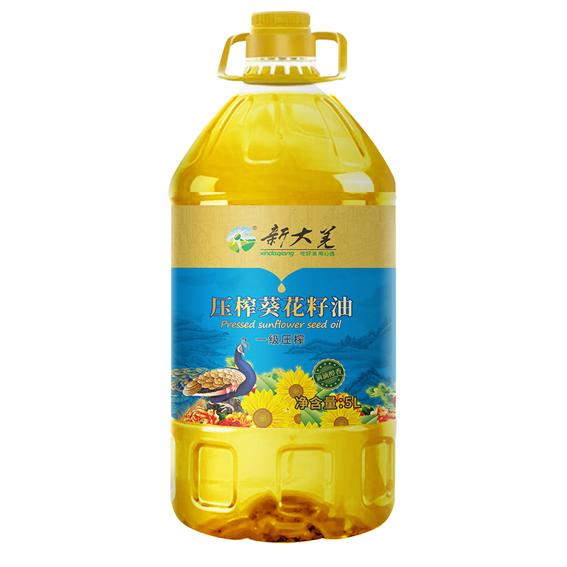新大羌(XINDAQIANG) 一级压榨葵花籽油5L