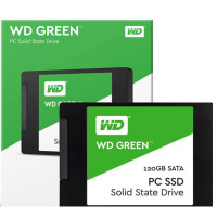 西部数据(WD) Green系列 120G SATA3.0接口 2.5英寸 SSD 固态硬盘(WDS120G1G0A)