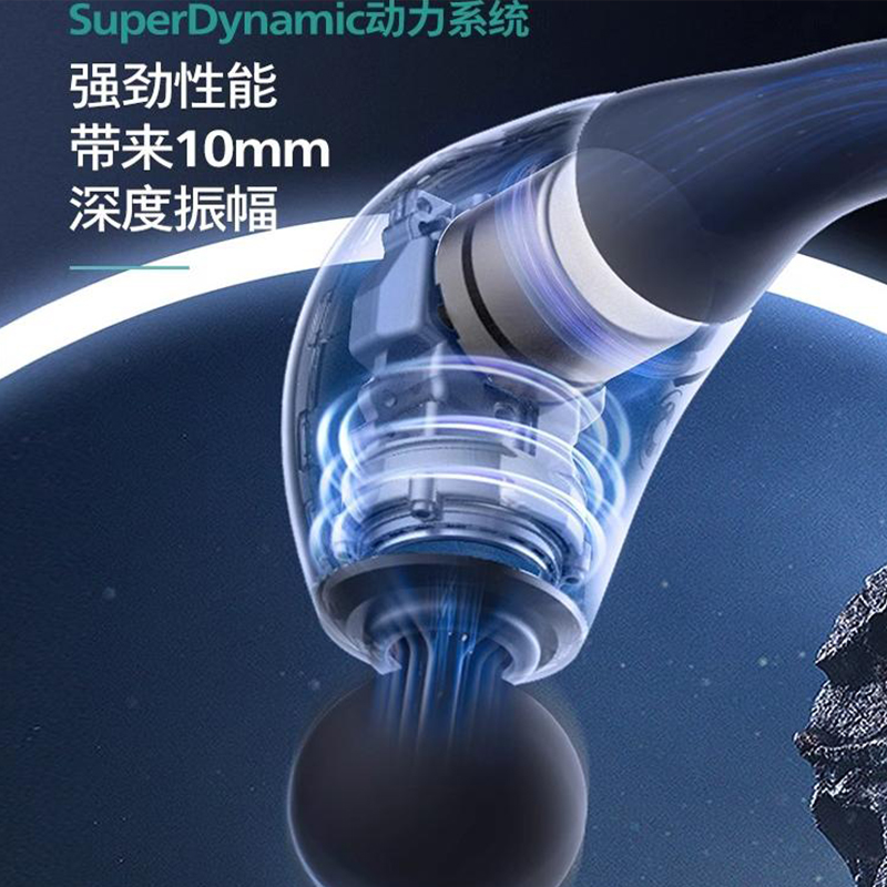 飞利浦筋膜枪肌肉按摩仪器颈腿全身肌肉放松按摩锤礼物3502G高清大图