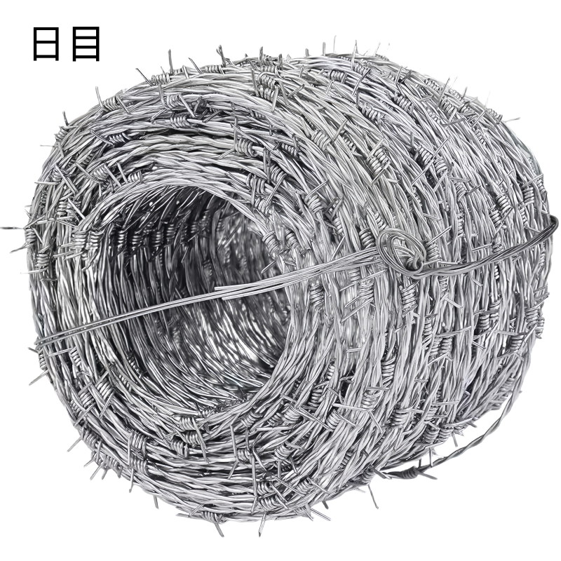日目 刺丝滚笼 纯钢丝刺绳 热镀2.3mm*100m/卷高清大图