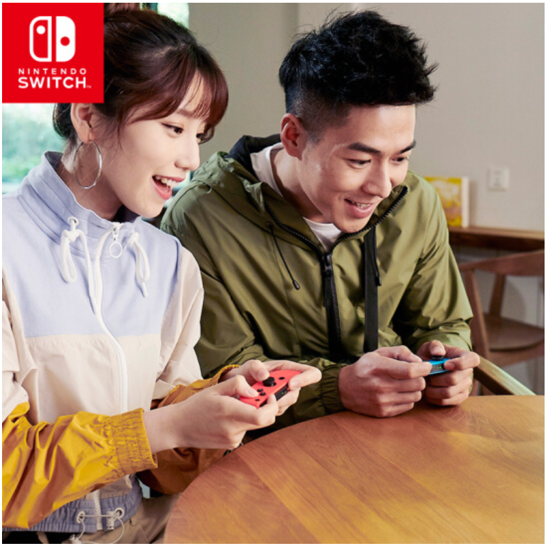 任天堂 Nintendo Switch 国行Joy-Con游戏机左右手柄 NS周边配件 左蓝右黄无线手柄高清大图