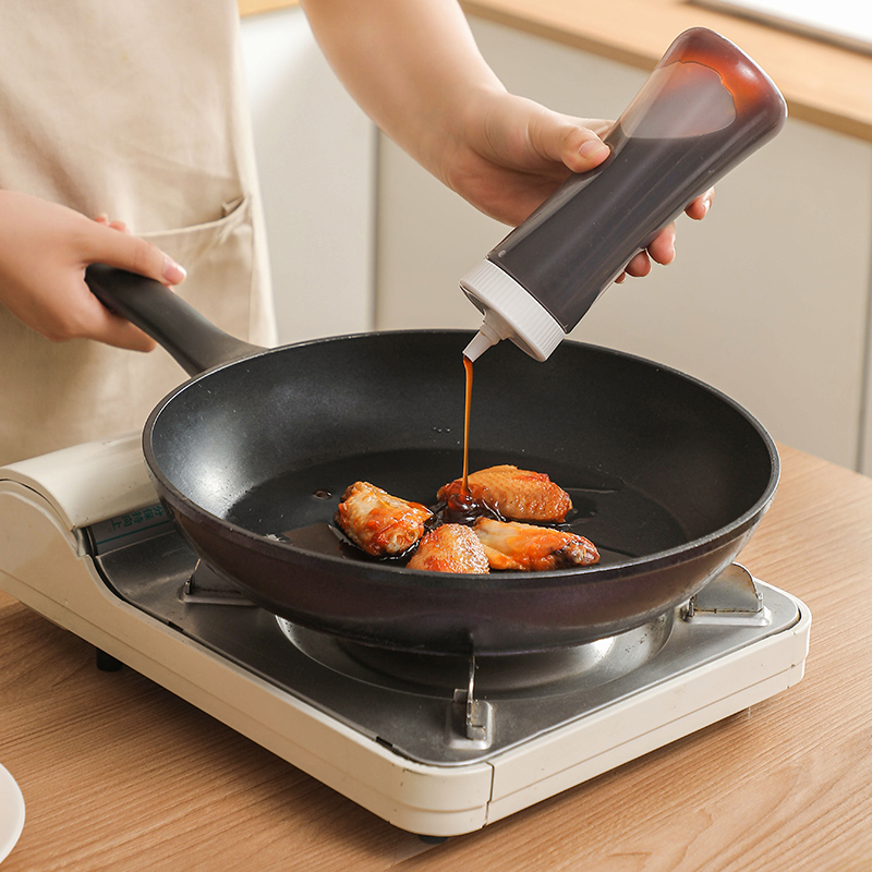 梵特 厨房分装瓶烧烤酱料调料瓶番茄沙拉酱挤压瓶挤酱瓶塑料家用高清大图