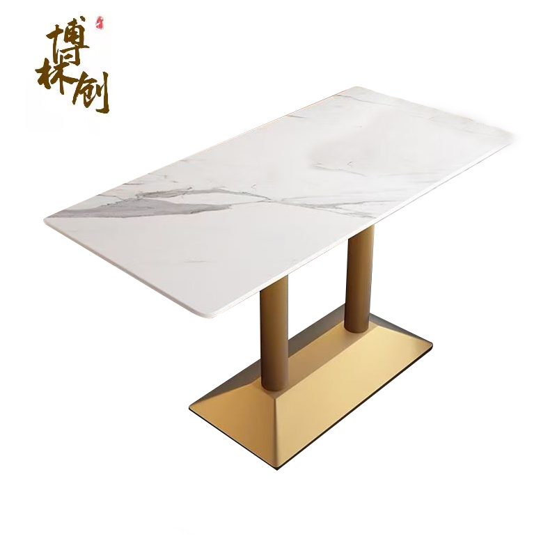 博林创 岩板餐桌 90*90*75cm 张高清大图