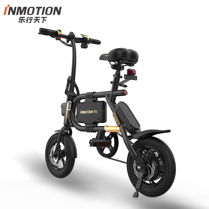 [新国标][华为生态款]乐行天下(INMOTION)电动自行车P2豪华版折叠便携电动车迷你亲子电瓶车小型成人代步车