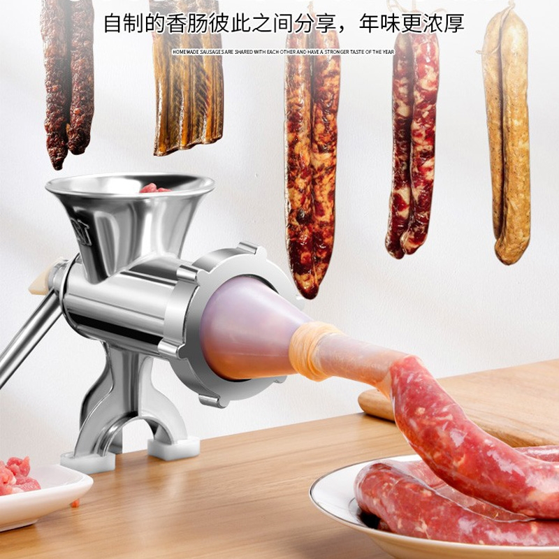 邦可臣灌香肠器家用香肠机灌肠机手动绞肉肠衣工具装做罐腊肠的机器_10号升级款可灌肠可绞肉