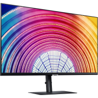 三星（SAMSUNG）S24A600NWC 23.8英寸2K高清/IPS技术/FreeSync/HDR10/可壁挂旋转升降底座电脑显示器（HDMI+DP）