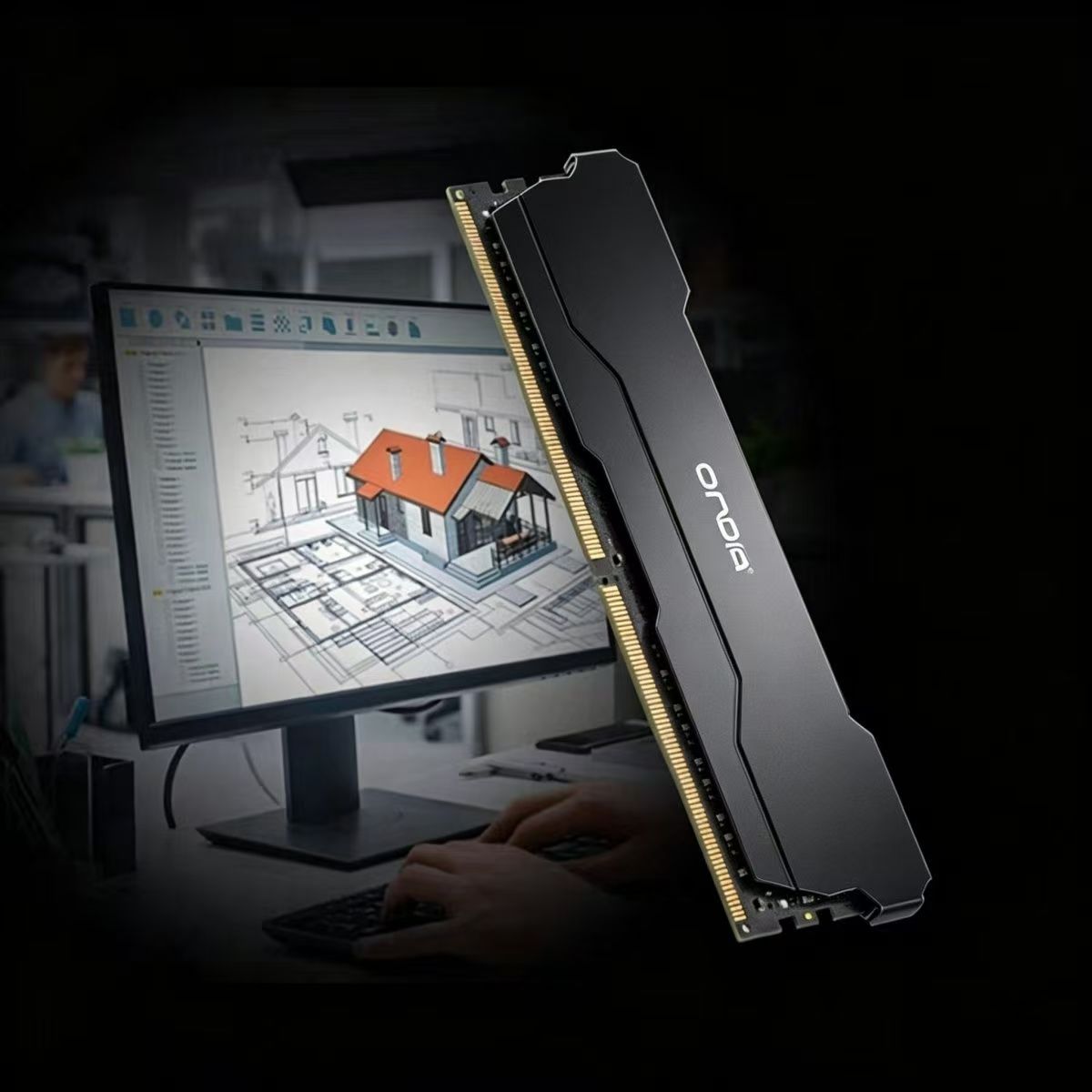 16G DDR5 6000内存条昂达神刃 台式机电脑电竞游戏 AI训练 马甲内存条 昂达 神刃 16G 6000MHZ高清大图