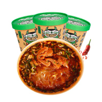 食族人酸辣粉网红食族人麻辣爆肚方便粉丝速食6桶装