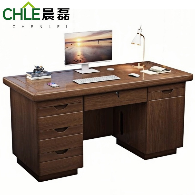 晨磊 单人办公桌 1.4m 张高清大图