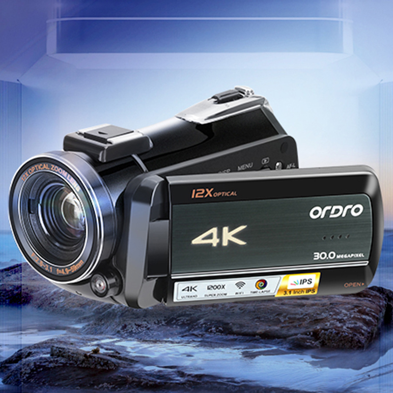 欧达(ORDRO)AC5 高配版 4K摄像机专业直播录像机家用手持DV光学变焦高清数码摄影机vlog短视频会议高清大图