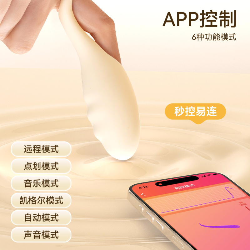 司沃康APP手机远程无线遥控跳蛋手指震动按摩器私处震动按摩棒手指穿戴指叫跳蛋女性自慰器情趣成人性用品高清大图