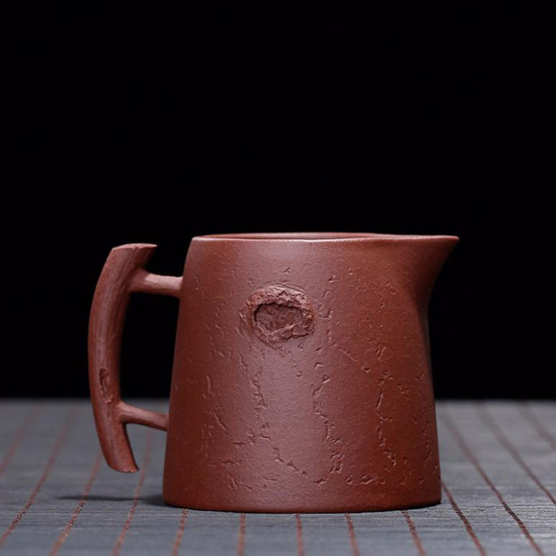 美帮汇原矿紫泥树瘿公道杯全手工分茶器茶道配件高清大图