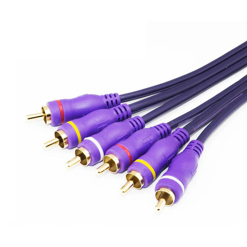 金佳佰业d0066三对三视频连接线3米