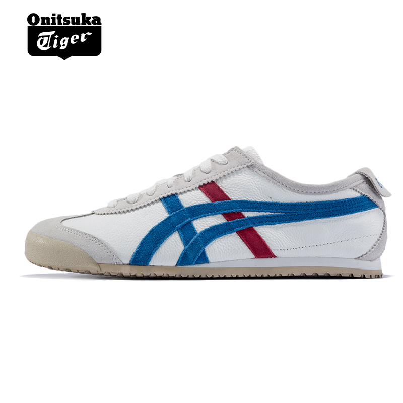 Onitsuka Tiger鬼塚虎休闲低帮男女小白鞋MEXICO66 TH2J4L-0142