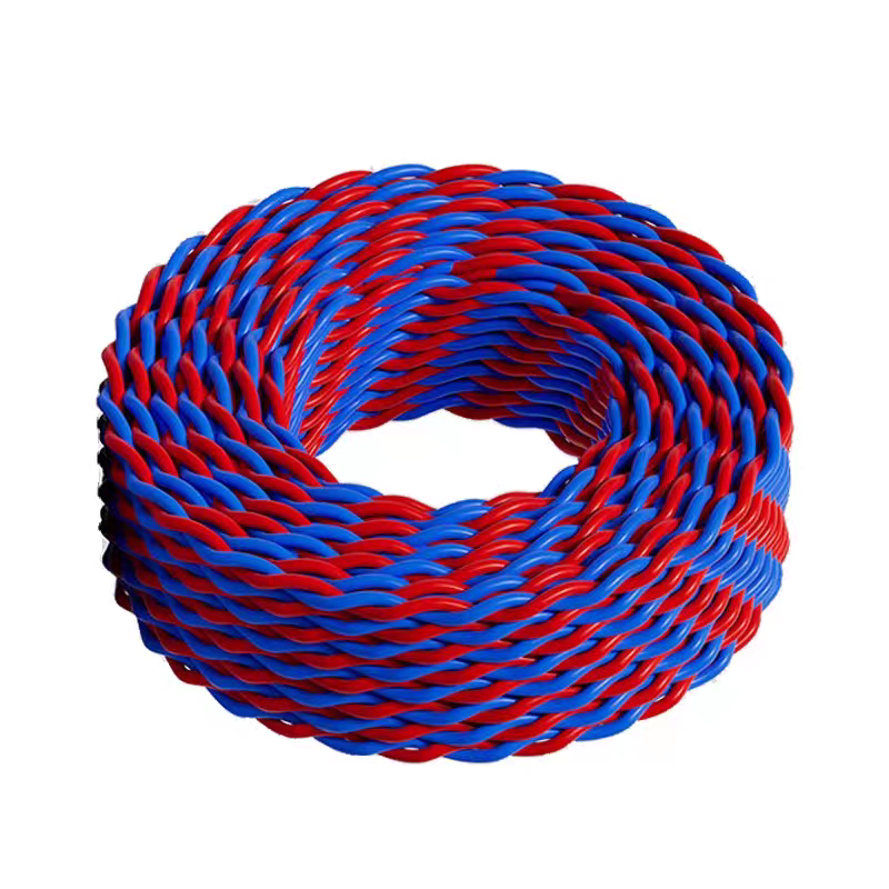 绵缆 铜芯聚氯乙烯绝缘绞型连接用软电线 RVS-2*6-300/300V 卷高清大图