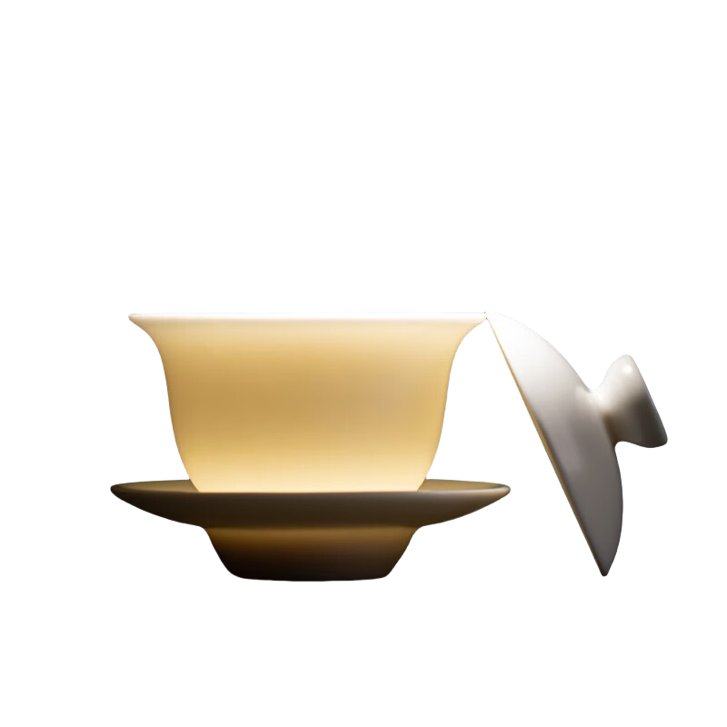 苏氏陶瓷(SUSHI CERAMICS) J0512 三才盖碗 110ml (单位:盒)