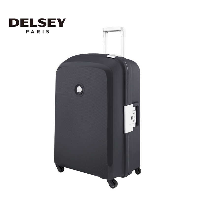 法国DELSEY大使牌拉杆箱旅行箱 384280100 黑色 22英寸