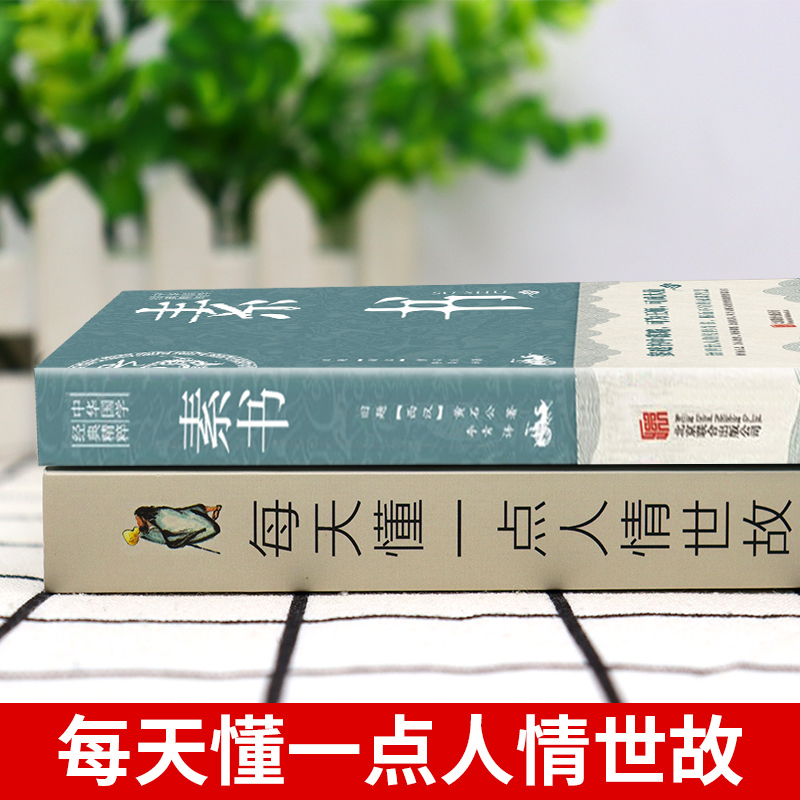 [正版]2册 素书全集+每天懂一点人情世故系列全集书籍白话文版商务应酬技巧学会说话的职场书为人处事完整版人际交往高清大图