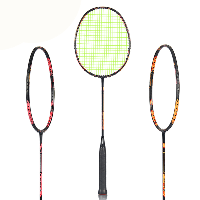 克洛斯威-羽毛球拍-t51 红橙单支装 带拍套