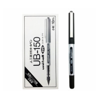 三菱 Mitsubishi UB-150黑 三菱0.5mm透视耐水性水笔UB-150黑色笔 一支